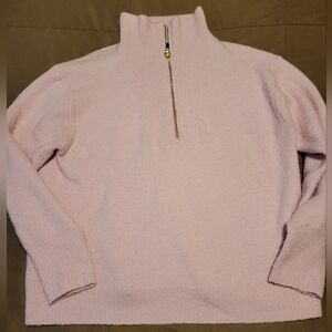 J. Crew Soft Pink Turtleneck Sweater